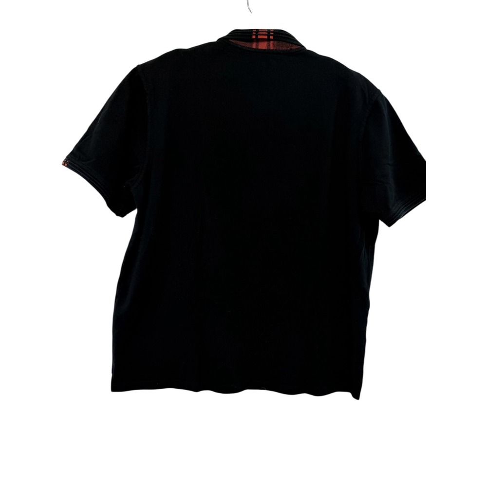 Harley Davidson Mens XL Black Slim Fit Polo Shirt Logo (D32) - Picture 4 of 6